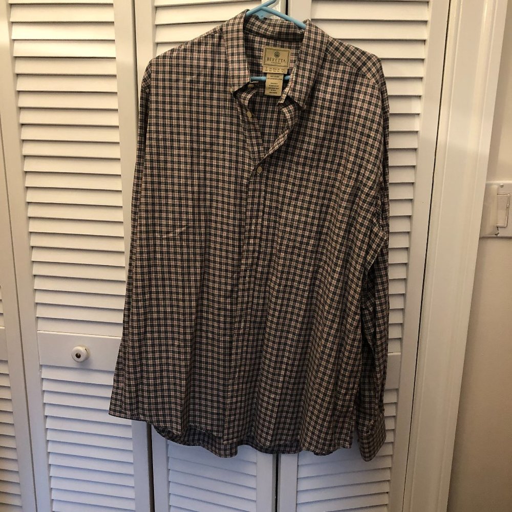 Beretta Casual cotton long sleeve Shirt, color mai